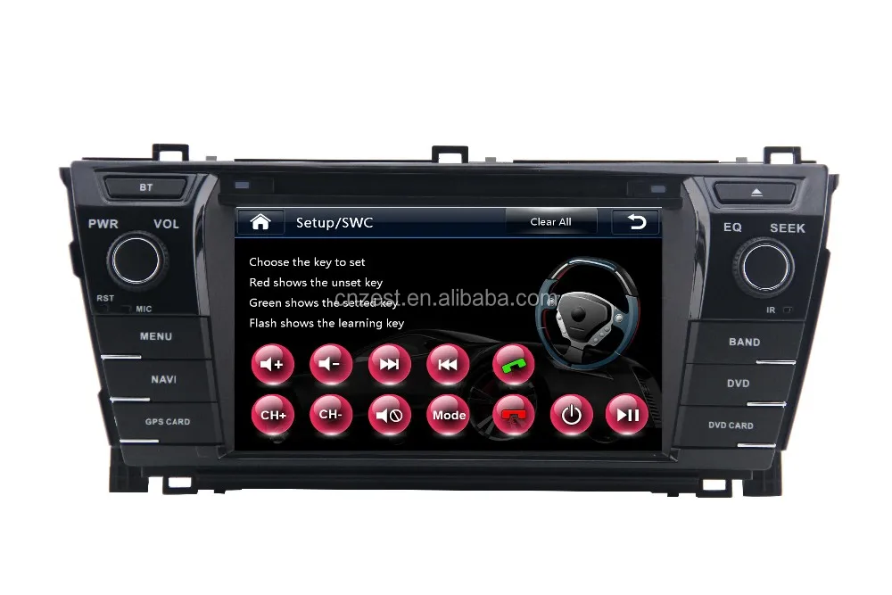 Zestech Touch Screen 2 Din Radio For Toyota Corolla Altis 2014 Car Stereo Audio Video Player