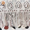 2019 New Collection Big Sequence Pattern Design Tassel Lace