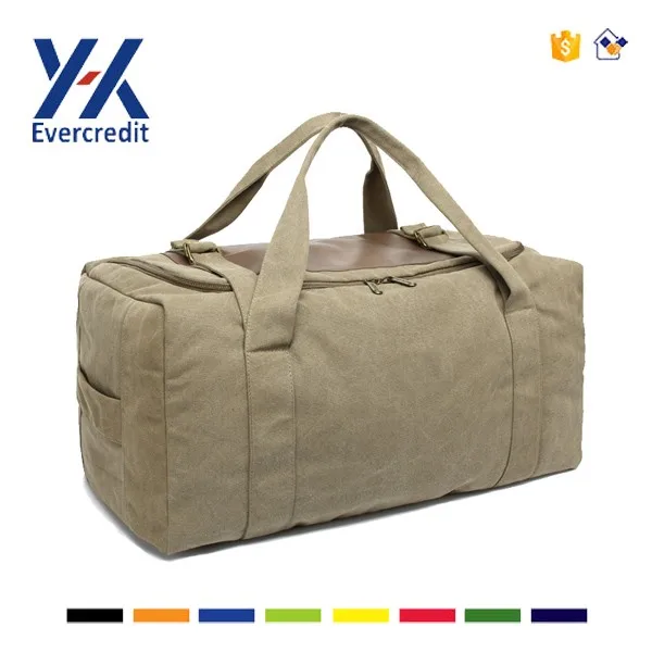 China Supplier Factory Price Canvas Custom Duffle Bag