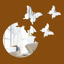 2016 new home decor wall sticker stickers diy kitchen acrylic mirror modern multi-piece package pattern large free shipping