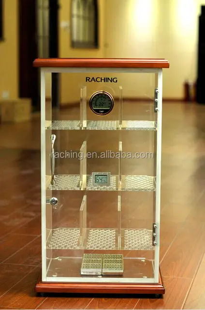 Electric Humidifier Acrylic Cigar Humidor Acrylic Cabinet And