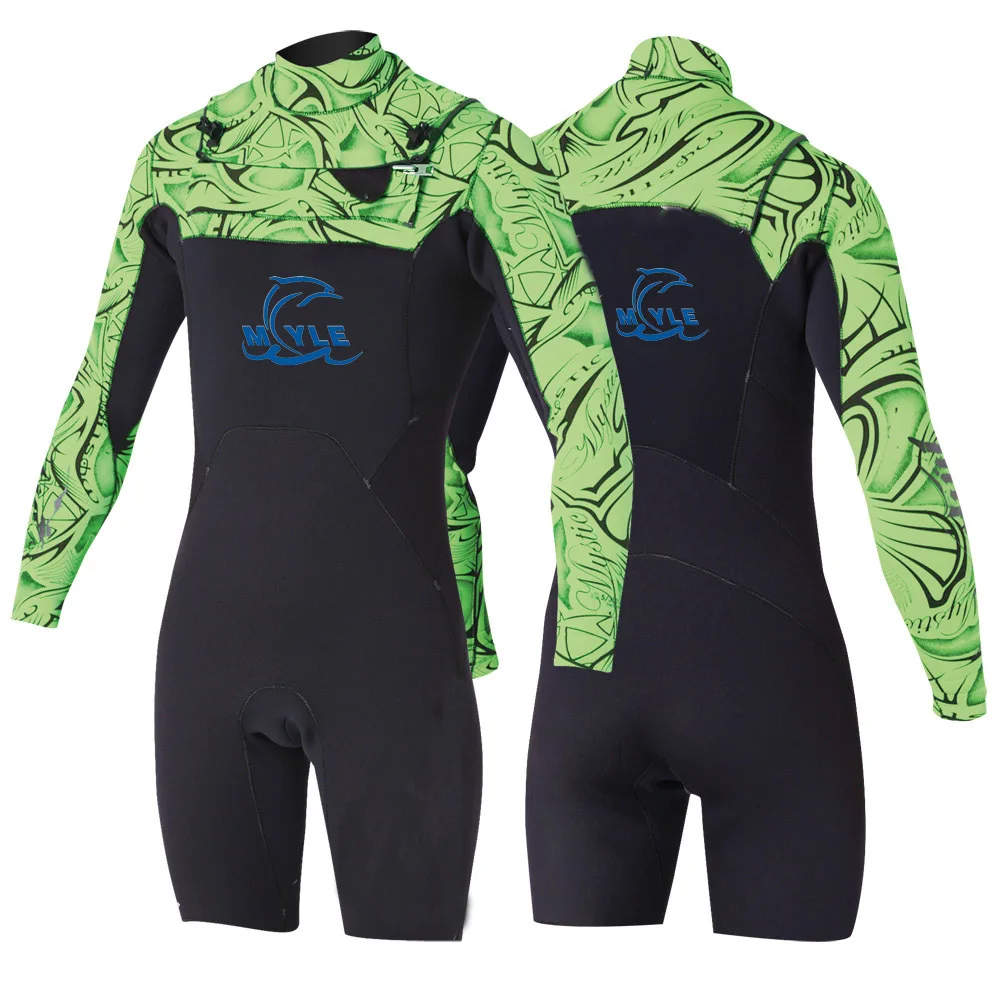 Long Sleeve Swim Suit Lycra Surf Men Diving Suit Swimsuits Surf Shirt