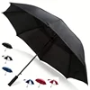 Promotional bulk personalized gifts logo print double layer strong vented golf umbrella