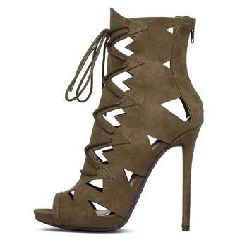 lace up gladiator heels