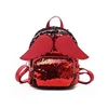 Best selling products 2018 PU waterproof Colorful sequins shoulder bag mini wing travelling backpack for lady