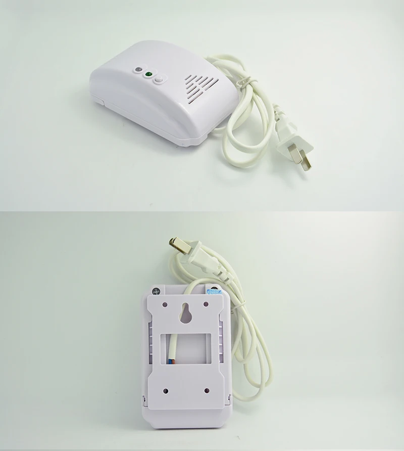 Kitchen Automation Ac220V Auto Detect Ch4 Gas LPG Sensor,Ce Certification Wall Mounted LPG Gas Leak Detector Alarm 