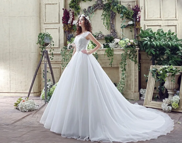 Hot Sale Murah Grosir Wedding Dresses Dengan Kereta Kapel Buy