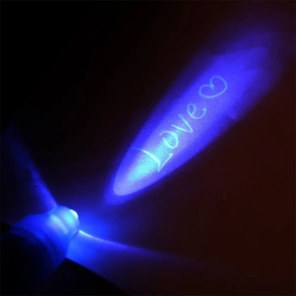 Uv Light Pen Invisible Ink Security Magic Marker,Accmor Pen With Built