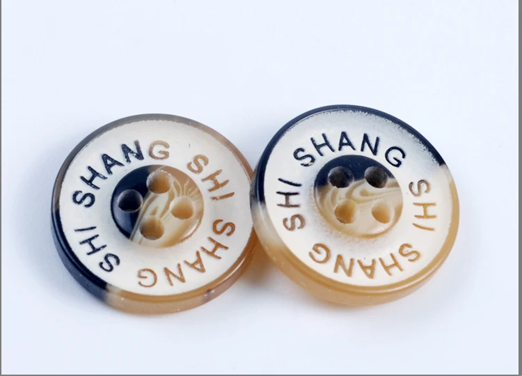 Bp40455 Custom Recycled Plastic Buttons Shirt Button Fancy Laser