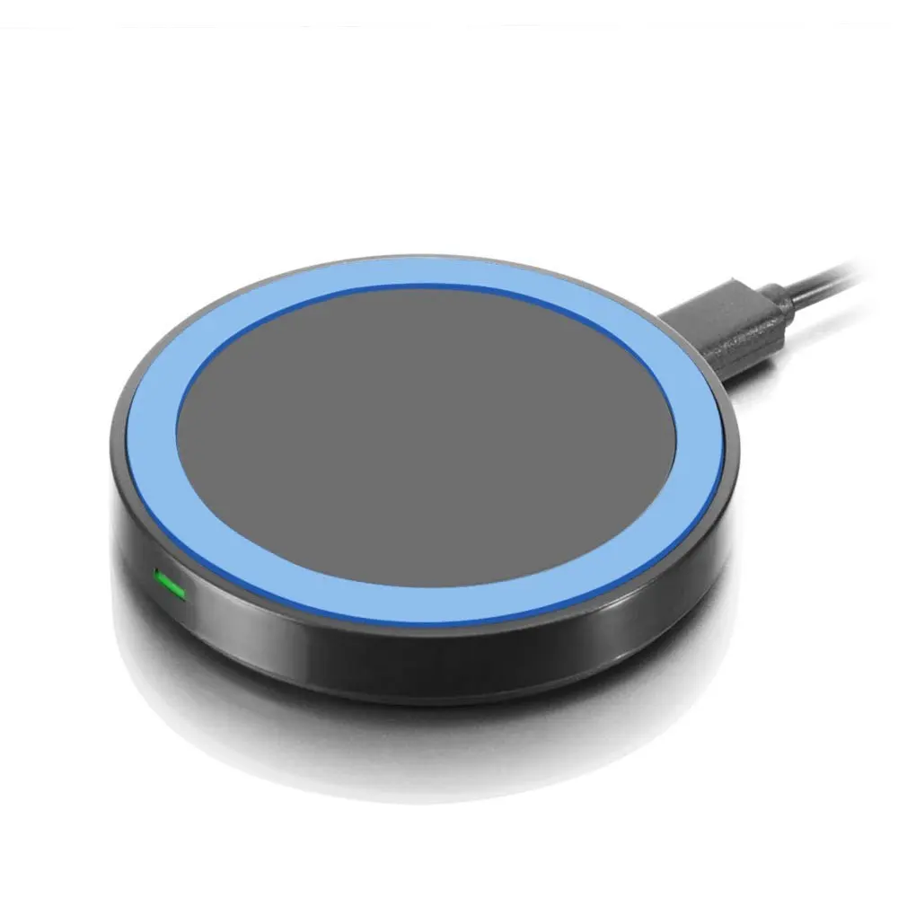 Wireless зарядка. Wireless Charger-q6 (5v 1a)(Black with Red Rim). Беспроводная зарядка Qi универсальная. Индукционная зарядка для телефона. Компактная беспроводная зарядка для телефона.