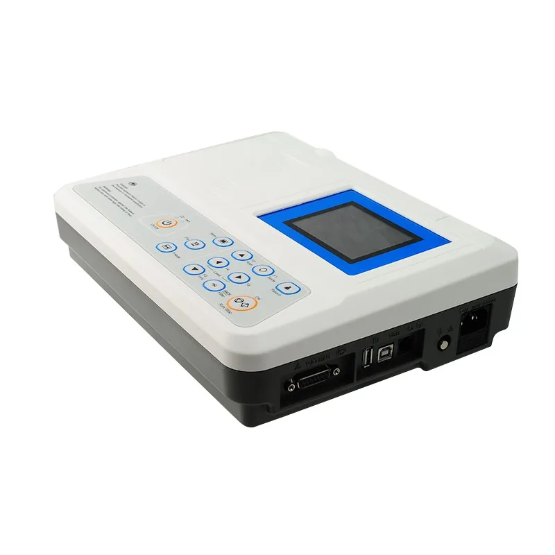Best quality Portable Digital 3 Channel Electrocardiograph ECG Machinefor medical use