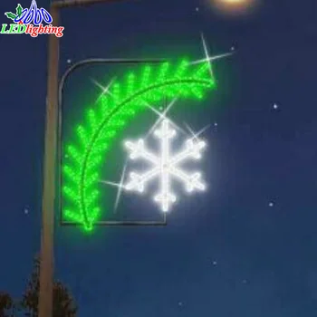 China Supplier City Hanging 2d Led Decoration Pole Motif Light