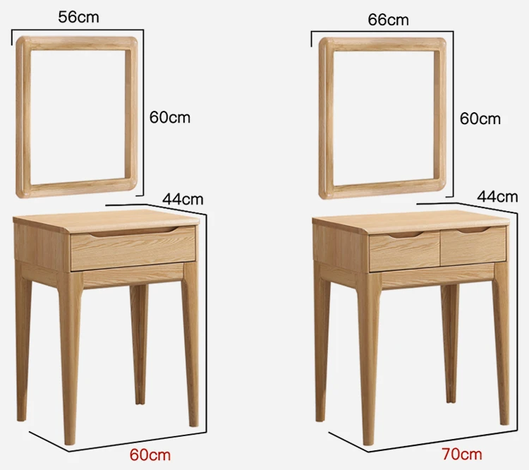 Mini Modern Bedroom Dressing Table Furniture With Door Type Wall