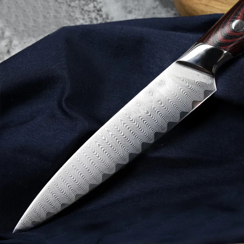 wholesales newest hight quality 5 inch damascus utility knife