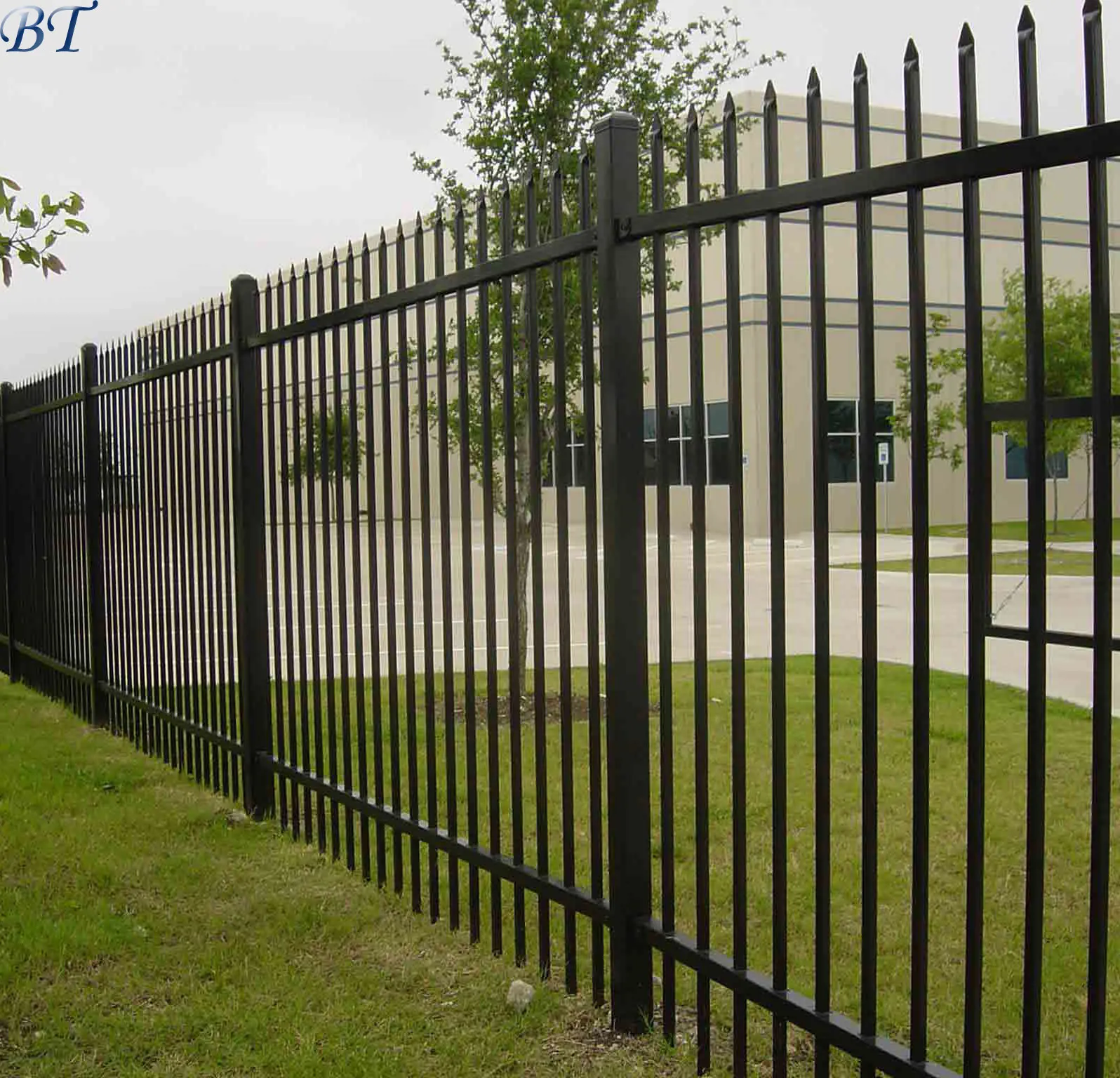 garden good quality steel fence design,anti climb security fence