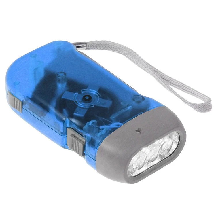Ultra Bright Dynamo Crank Flashlight,Rechargeable Mini Led Flashlight