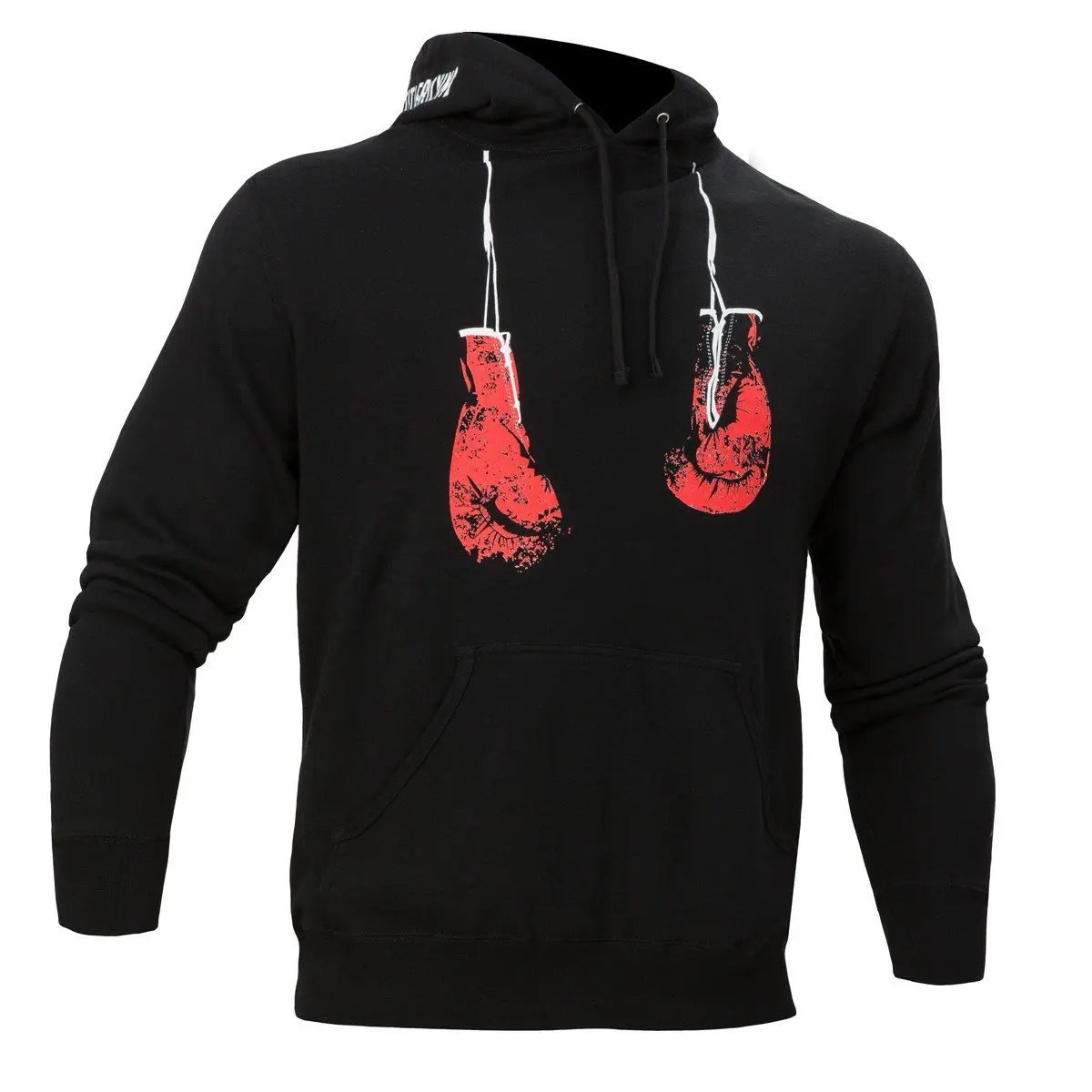 Dibbs Clothing Mens Hard Work Dedication Mp3 Boxing Hoody