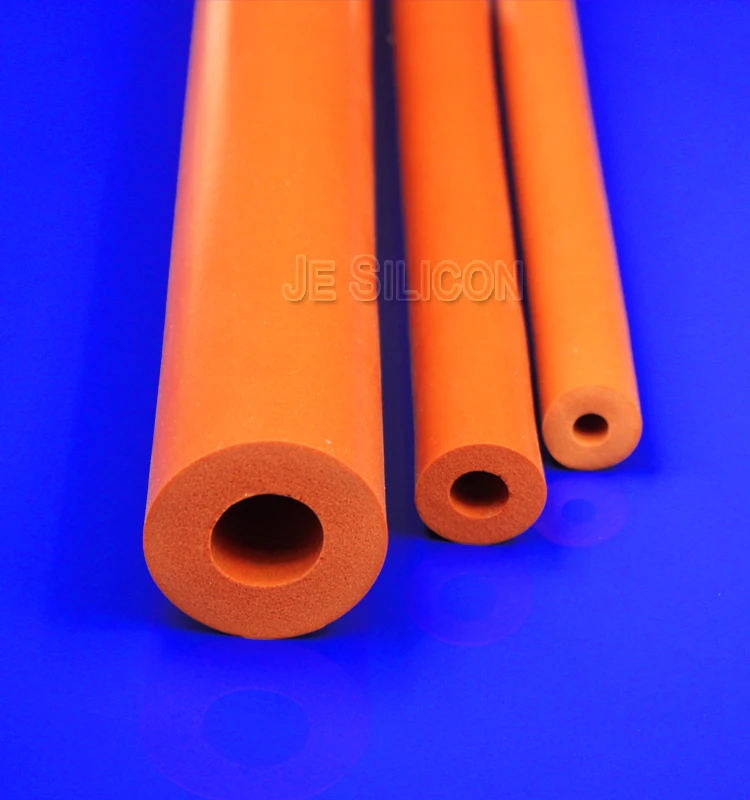 Fda Grade Large Diameter Silicone Foam Sponge Tube Epdm Silicone Insulation Hose Pipe Factory
