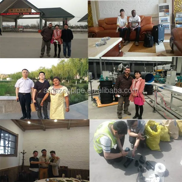 600mm Large Diameter Pvc Plastic Corrugated Pipe Sn8 Underground