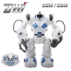 DWI New intelligent robot big music dancing toy robot with shooting motion