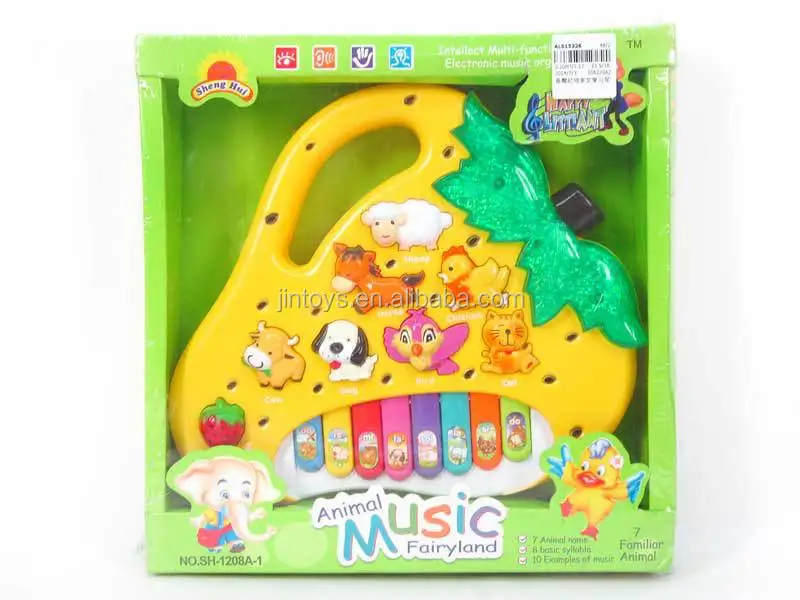 Kids B/o English Animal Toy Piano With En71,Plastic Children Electronic ...