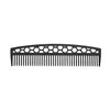 Spot Black Stainless Steel Styling Tool Hexagonal Beard Comb