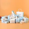 Custom printed food grade paper packaging cake and bakery boxes