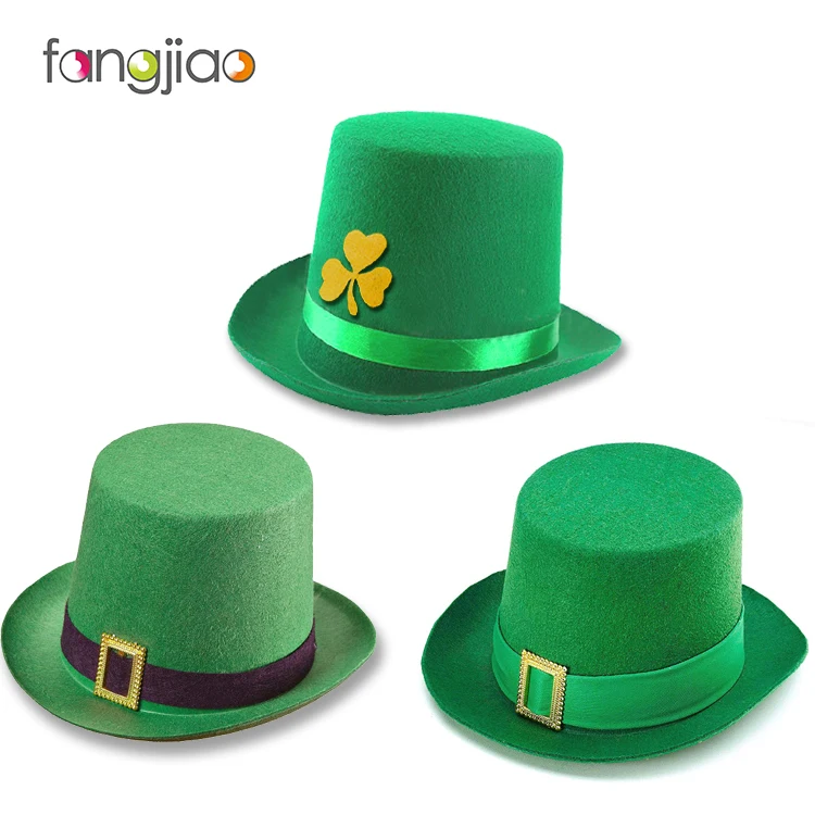 ST Patrick/'s Day Irlandese Verde Glitter Shamrock Occhiali Mini Cappello Accessorio