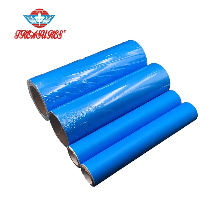 12inch width 50ft length blue self adhesive stencil film pvc vinyl roll