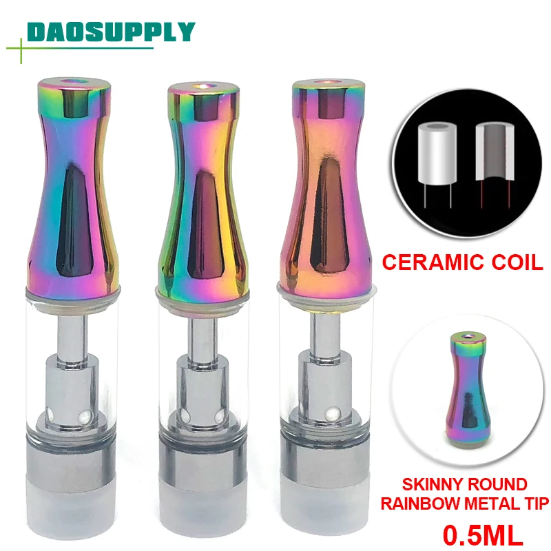 Rainbow Metal Skinny round tip+silver cartridge