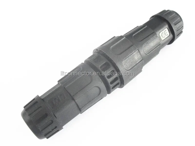 Male Female Industrial Plug And Socket 2 Pin Connector Screw Lock - Buy ...