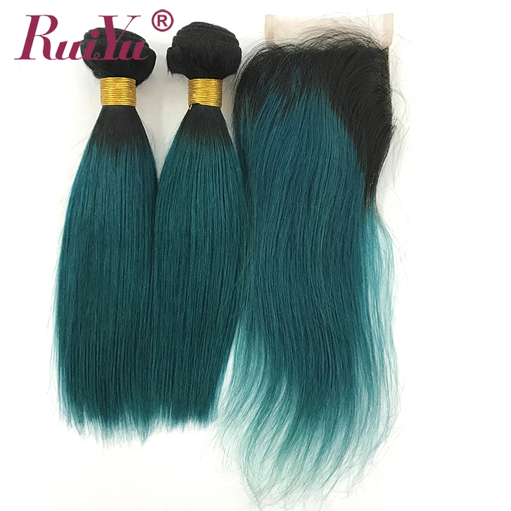 green hair extensions