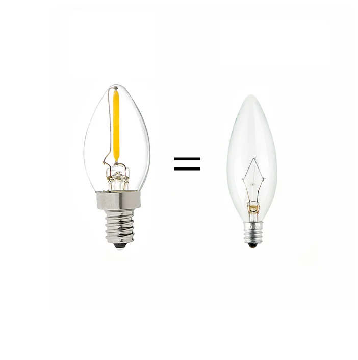 Indoor outdoor c7 e12 e14 0.5w 1w 12V 24V led holiday light bulb