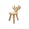 Wholesale Chinese Shot Rustic Wooden Kids Stool Simple Mini Small Low 4 Legged Children Wooden Stool Folding Solid Wood Stool