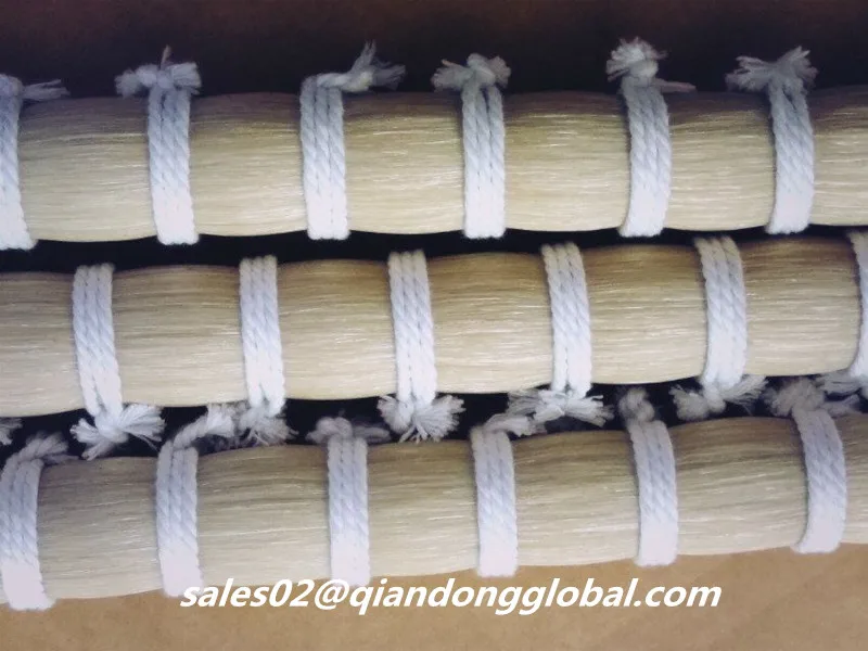 white horse tail hair