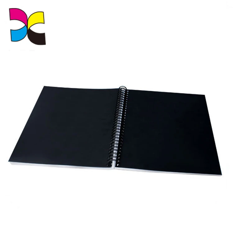 New 2018 Design Printed A4 Spiral Bound Hard Cover Notebook With Thick