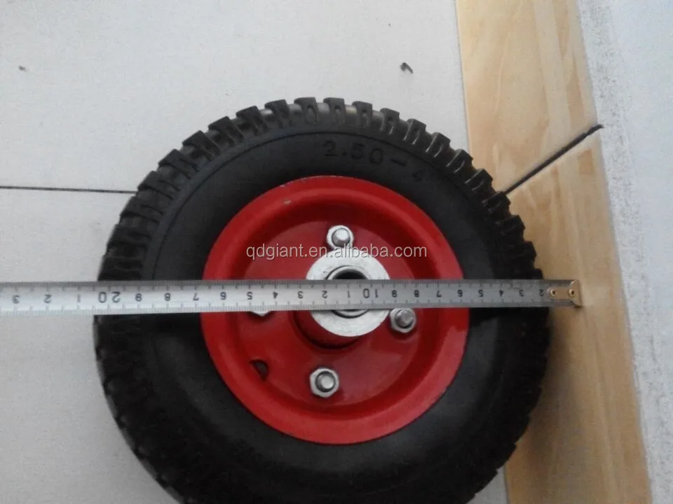 2.50-4 lug pattern pneumatic wheel