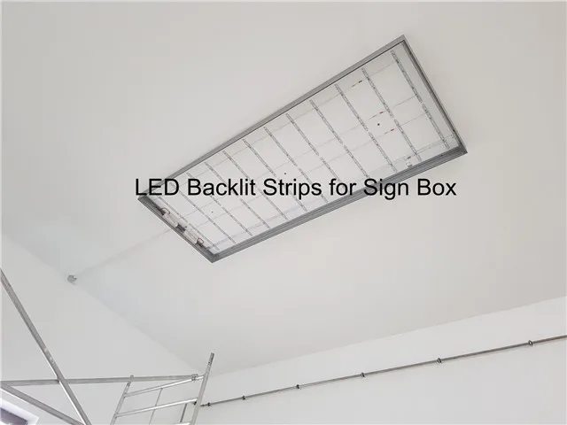 24VDC 3.6W 175degrees beam angle Nichia led strips for lightbox lighting solution, Aluminum led strips with Nichia LEDs