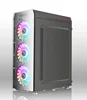 Special Design available for sale amazing Mirror Glass Gaming pc case Horizontal computer case atx case