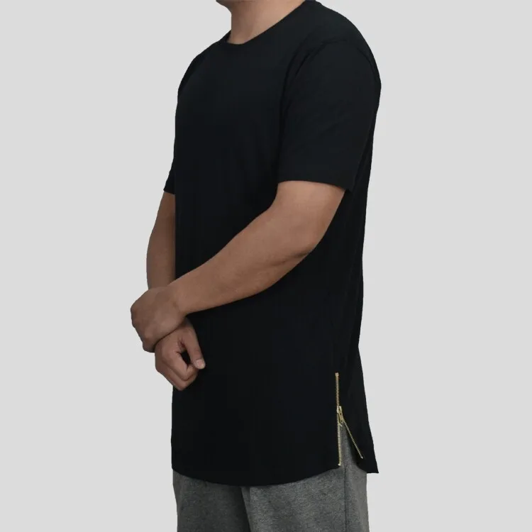 long tee zipper
