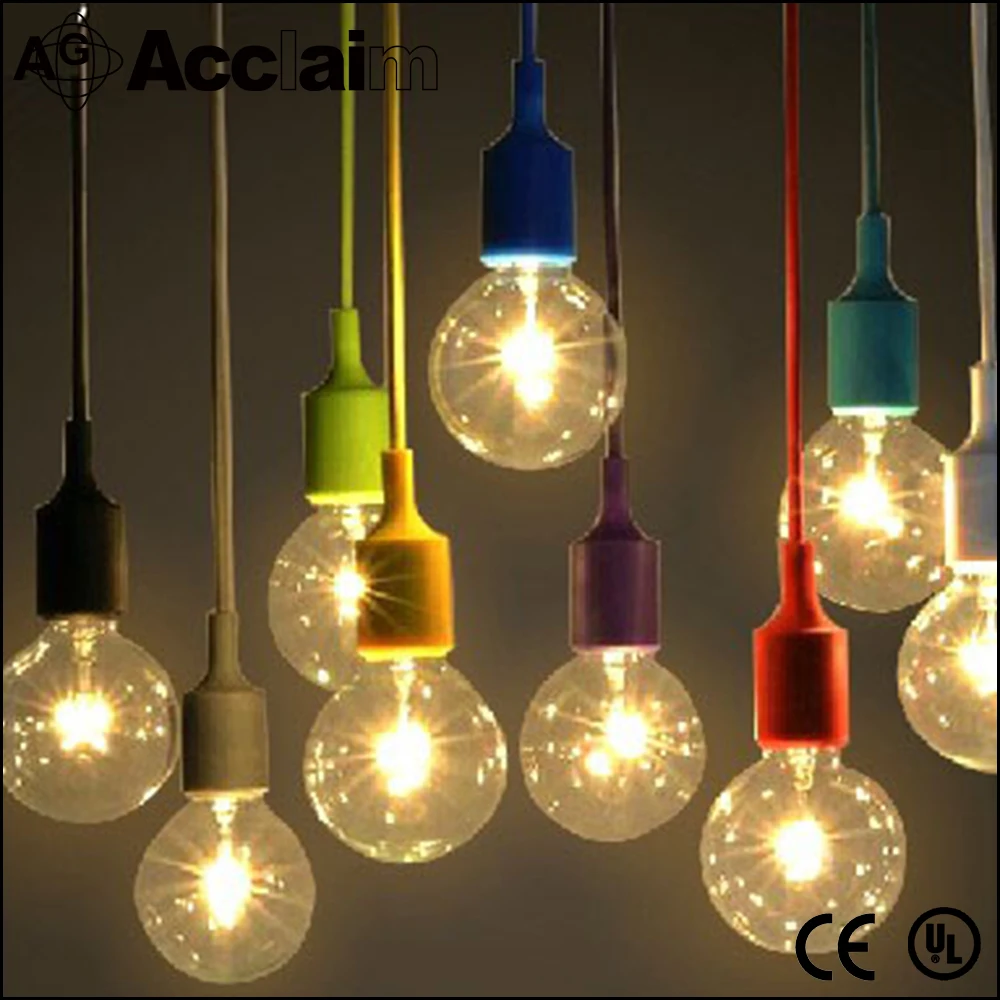 Colorato morden lampada a sospensione creativo holder in silicone ... Lampade A decorazione Sospensione