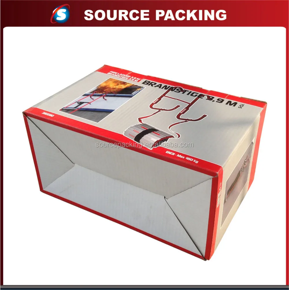 Recycled Cardboard Carton Box With Plastic Carry Handle Buy Carton