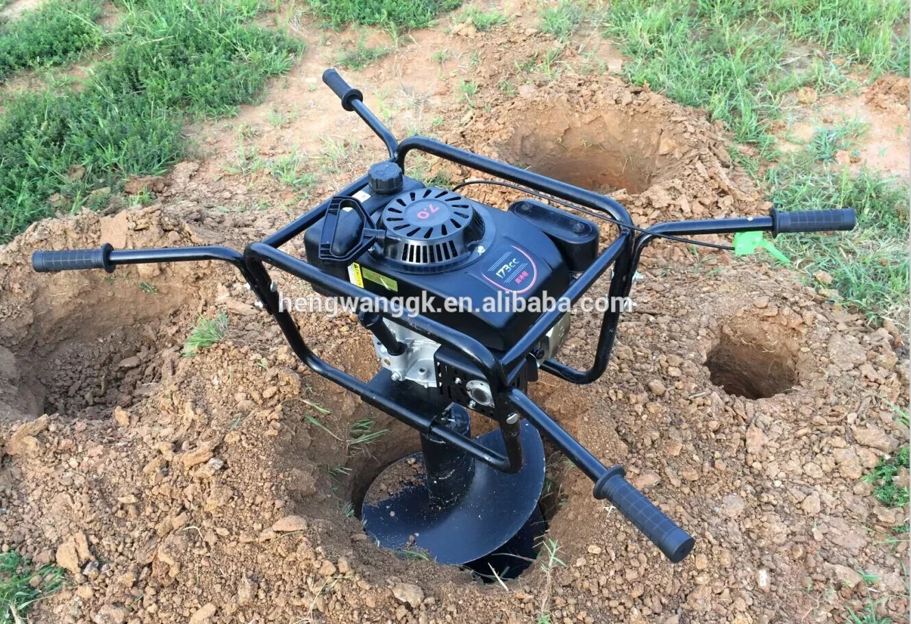 High Efficiency Post Hole Digger 62cc Posthole Earth Auger Borer Petrol Drill Bit