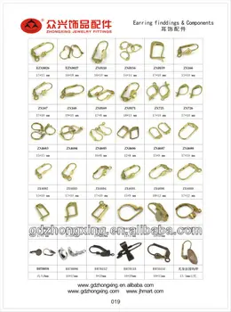 Metal Earring Hook Types Fashion Design Ear Metal Earring Hook Types Fashion Design