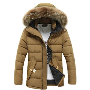 Men's Woodland Down Jackets Clothing Garments With Real Fur Hood Men's Woodland Down Jackets Clothing Garments With Real Fur Hood