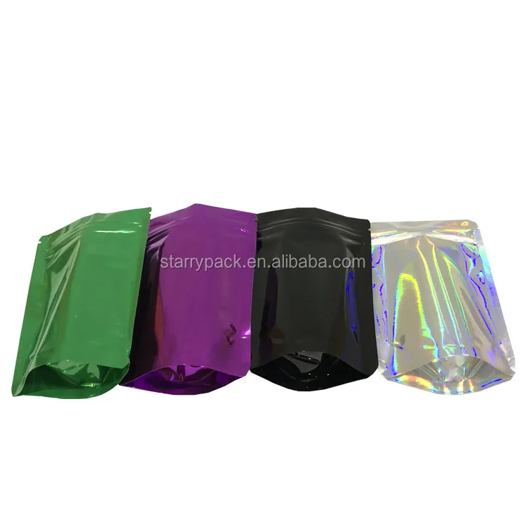 Custom Shape Mylar Die Cut Mylar Bag 3.5 / Small Ziplock Bag With Logo