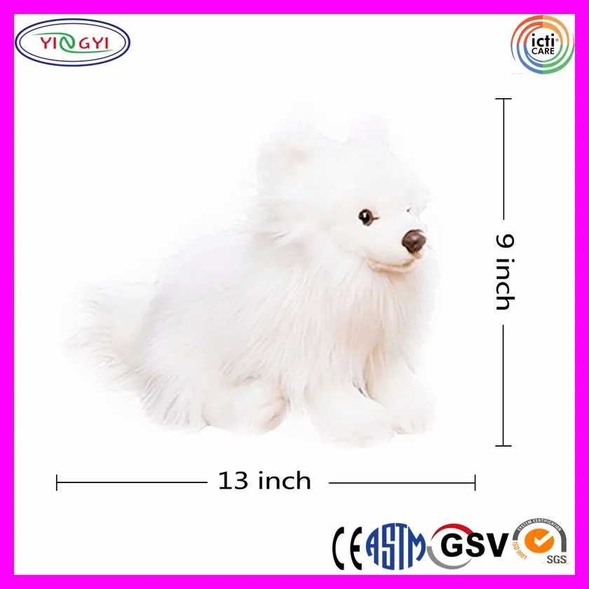 white pomeranian plush