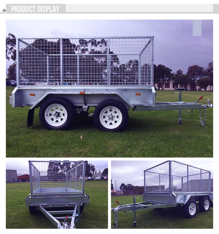 Factory direct sale top quality any size cage trailers for cars from China