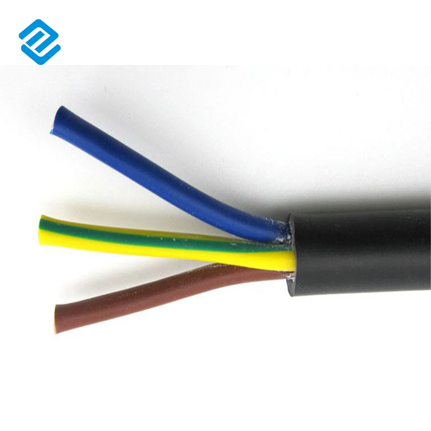 3x2.5mm Copper Conductor Pvc Insulated Pvc Coated Round Flexible