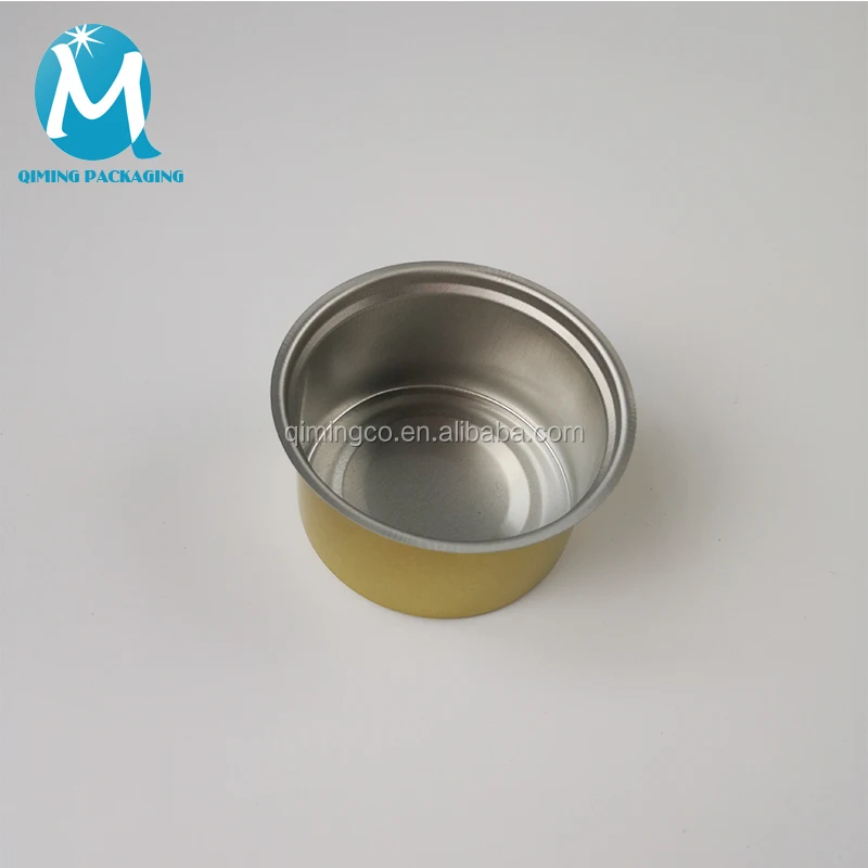 golden color aluminum cans for food canning